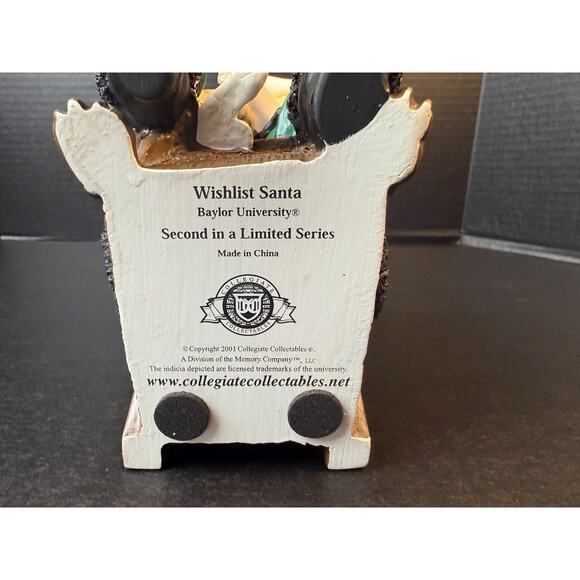 Baylor University "Wishlist Santa" by Collegiate Collectables BU Bears Christmas - Picture 7 of 10